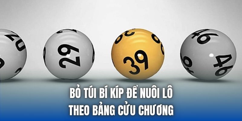 Bỏ túi bí kíp để nuôi lô theo bảng cửu chương